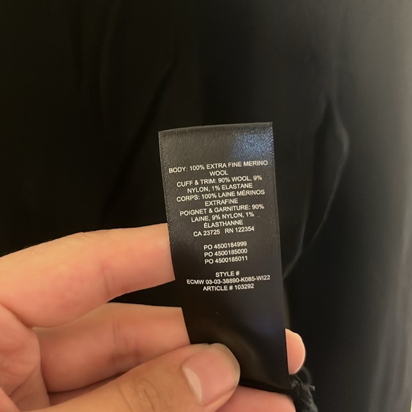 Nwt black Tna Marky Sweater size M - Picture 6 of 8